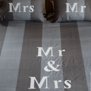 παπλωματοθήκη Mr & Mrs