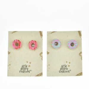 παιδικά σκουλαρίκια donuts